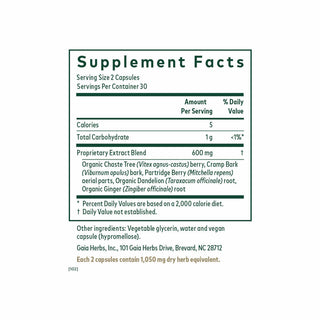 Vitex Reproductive Formula - 60 Liquid Phyto-Caps | Gaia Herbs