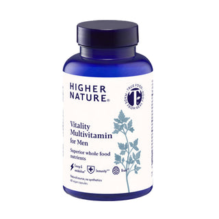 Vitality Multivitamin for Men - 60 Capsules | Higher Nature
