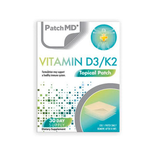 Vitamin D3/K2 Topical Patch - 30 Patches | PatchMD