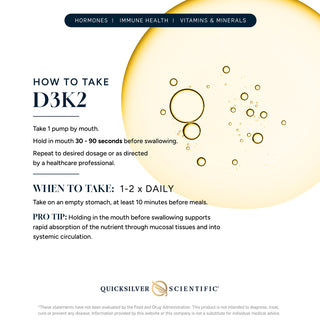 D3K2 - 50ml | Quicksilver Scientific