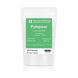 Pylopass (L. reuteri DSM 17648)  - 120 Capsules | Nouveau Health