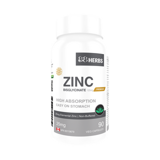 Zinc Bisglycinate 25mg - 90 Capsules | 88Herbs