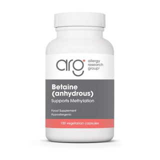 Betaine (anhydrous) 750mg - 100 Capsules | Allergy Research Group