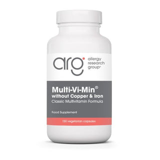 Multi-Vi-Min without Copper & Iron - 150 Capsules | Allergy Research Group