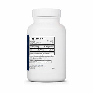 Biotin 5000 - 60 Capsules | Allergy Research Group