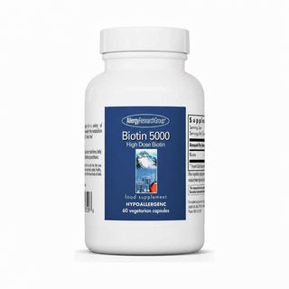 Biotin 5000 - 60 Capsules | Allergy Research Group