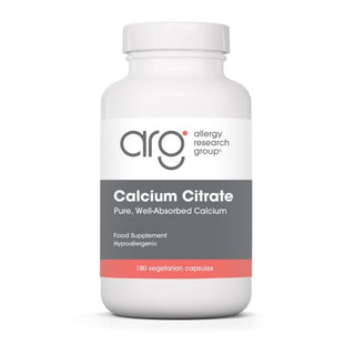 Calcium Citrate - 180 Capsules | Allergy Research Group