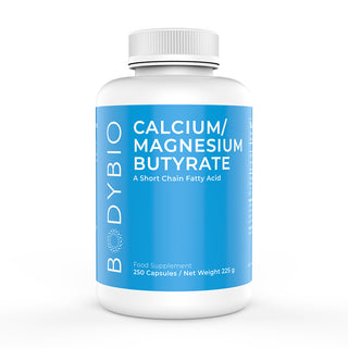 Calcium/Magnesium Butyrate 600mg - 250 Capsules | BodyBio