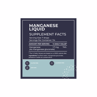Liquid Mineral Manganese - 60ml | BodyBio