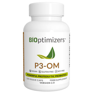 P3-OM Probiotics - 120 Capsules | BIOptimizers