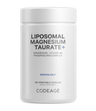 Liposomal Magnesium Taurate+ - 120 Capsules | Codeage