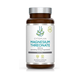 Magnesium Threonate 600mg - 60 Capsules | Cytoplan