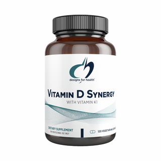 Vitamin D Synergy with Vitamin K1 - 120 Capsules | Designs For Health