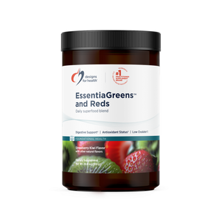 EssentiaGreens and Reds - Strawberry Kiwi - 310g | Designs For Health