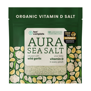 Aura Sea Salt - Wild Garlic - 80g | Feel Complete