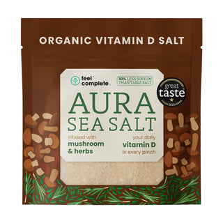 Aura Sea Salt - Mushroom & Herbs - 80g | Feel Complete