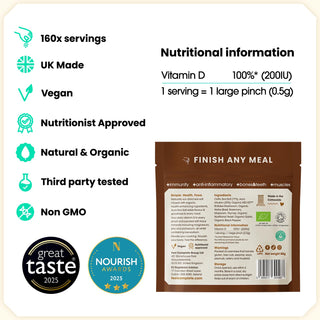 Aura Sea Salt - Mushroom & Herbs - 80g | Feel Complete