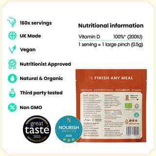 Aura Sea Salt - Black Pepper & Turmeric - 80g | Feel Complete