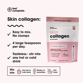Skin Collagen - Grass Fed Collagen Peptides - 300g | Feel Complete
