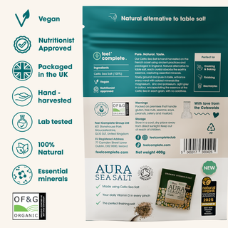 Celtic Sea Salt - Ultra Fine & Dry - 400g | Feel Complete