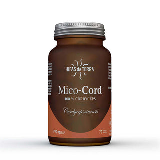 Mico-Cord (Cordyceps Sinensis Mushroom Extract) - 70 Capsules | Hifas da Terra