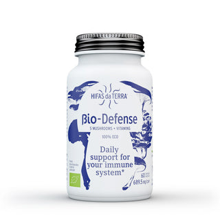 Bio-Defense (Reishi, Shiitake, Maitake & Oyster Mushroom) - 60 Capsules | Hifas da Terra