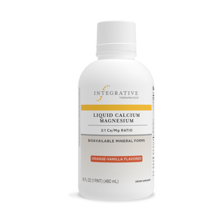 Liquid Calcium Magnesium 2:1 Ca/mg Ratio (Orange-Vanilla Flavour) - 480ml | Integrative Therapeutics