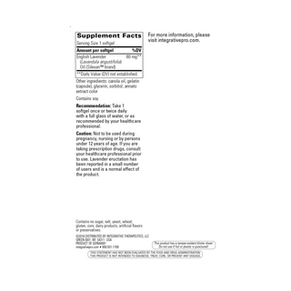 Lavela WS 1265 - 60 Softgels | Integrative Therapeutics