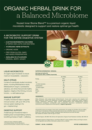 Inner Biome Blend - Berry - 500ml | Nuzest