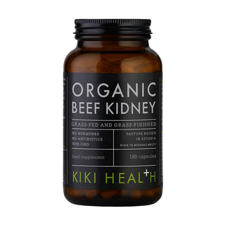 Organic Beef Kidney 100% Grass-Fed - 180 Capsules | KIKI Health