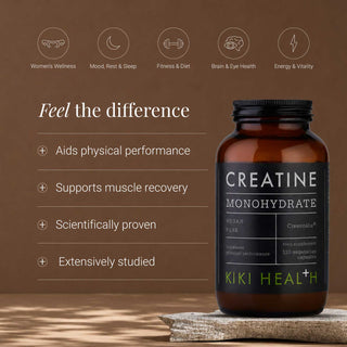Creatine Monohydrate - 120 Capsules | KIKI Health