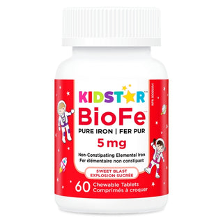 BioFe Pure Iron Chewables (Sweet Blast) - 60 Capsules | KidStar Nutrients