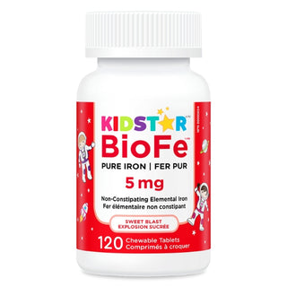 BioFe Pure Iron Chewables (Sweet Blast) - 120 Capsules | KidStar Nutrients