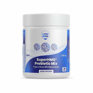 SuperHMO Prebiotic Mix with 5 HMO's - 28 Servings | Layer Origin