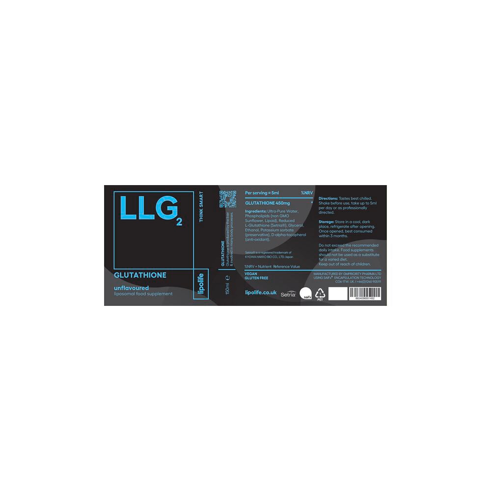 LLG2 Glutathione | 150ml | LipoLife | Supplement Hub LLG2 Glutathione | 150ml | LipoLife | Supplement Hub
