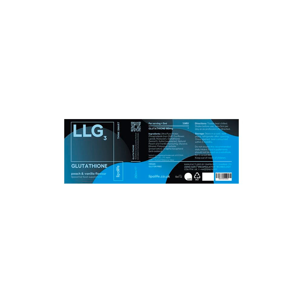 LLG3 Glutathione | 250ml | LipoLife | Supplement Hub LLG3 Glutathione | 250ml | LipoLife | Supplement Hub