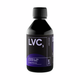 LVC3 Vitamin C, D3, K2 & Zinc (Orange Flavour) - 250ml | LipoLife