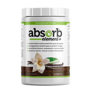 Absorb Element+ Unsweetened Vanilla Diet Supplement 1kg  - Imix Nutrition