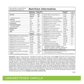 Absorb Element+ Unsweetened Vanilla Diet Supplement 1kg  - Imix Nutrition