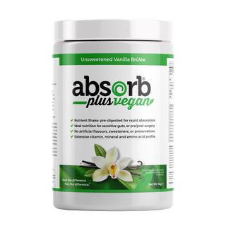 Absorb Plus Vegan Unsweetened Vanilla Brulee - 1kg | Imix Nutrition