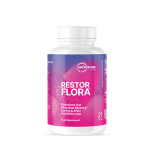 RestorFlora - 21 Capsules | Microbiome Labs