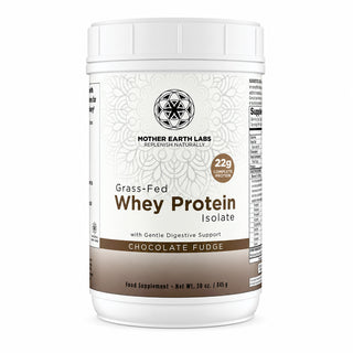 Grass-Fed Whey Protein (Chocolate) - 845g | Mother Earth Labs