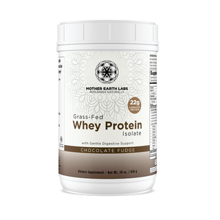 Grass-Fed Whey Protein (Chocolate) - 845g | Mother Earth Labs