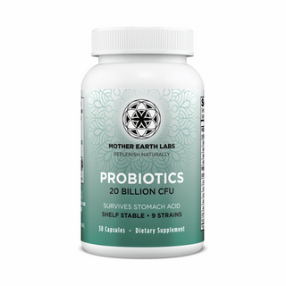 Probiotics (20 Billion CFU) - 30 Capsules | Mother Earth Labs