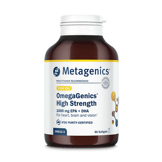 OmegaGenics High Strength Omega-3 Fish Oil - 60 Softgels | Metagenics