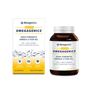 OmegaGenics High Strength Omega-3 Fish Oil - 60 Capsules | Metagenics