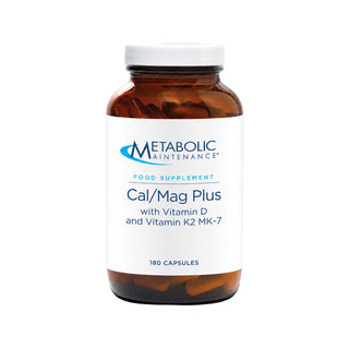 Cal/Mag Plus - 180 Capsules | Metabolic Maintenance