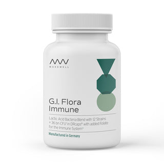 G.I. Flora Immune - 60 Capsules - Prebiotic and Probiotic Formula | MakeWell