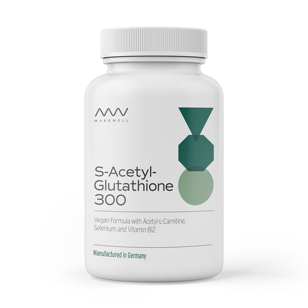 S-Acetyl-Glutathione 300 | 60 Capsules | MakeWell | Supplement Hub S-Acetyl-Glutathione 300 | 60 Capsules | MakeWell | Supplement Hub