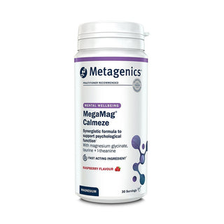 MegaMag Calmeze (Raspberry) - 30 Servings | Metagenics
